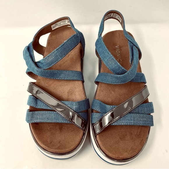 Vionic Shoes - Beautiful barely worn Vionic denim sandals size 6